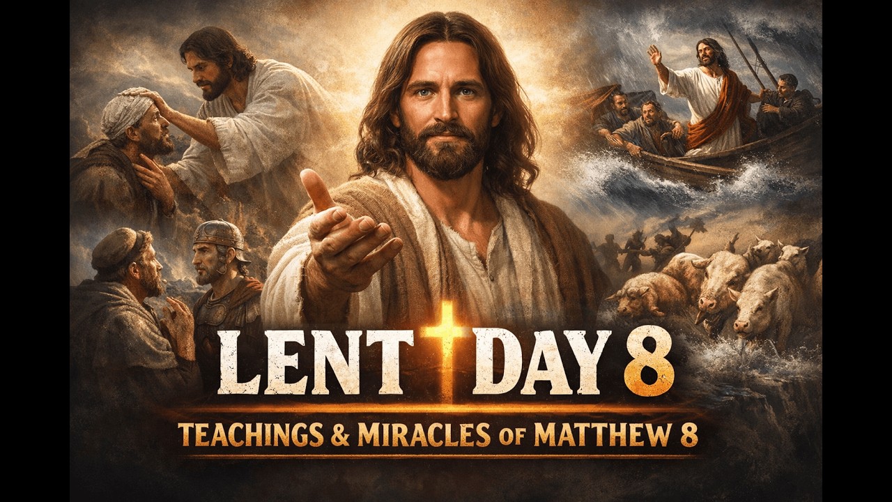 Lent Day 8 | Matthew 8 | मैथ्यू 8 | तेरी आवाज़ से