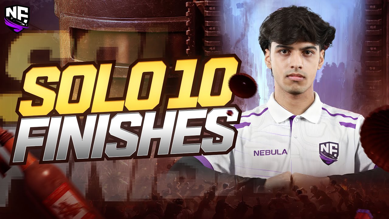 SOLO 10 FINISHES⚡️| ALL EYES ON BGIS🎯| NebulaKNOWME💜
