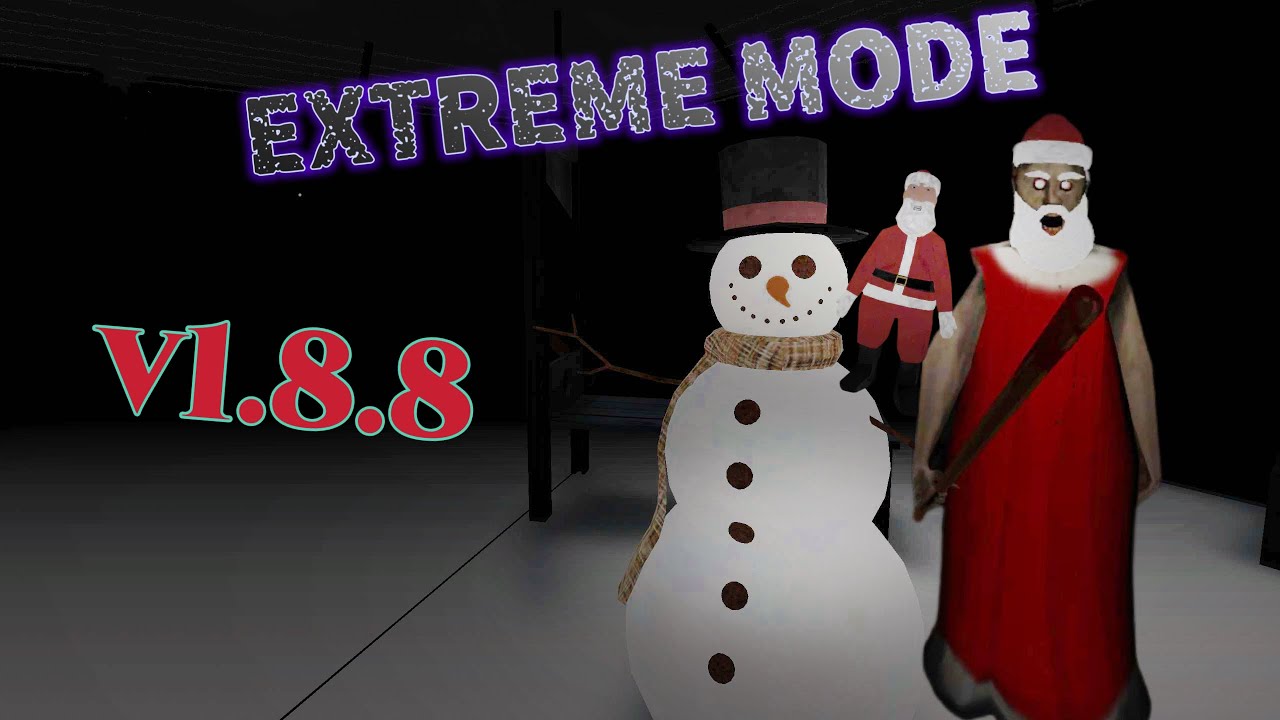 Granny v1.8.8 in Extreme Mode (Christmas Theme)