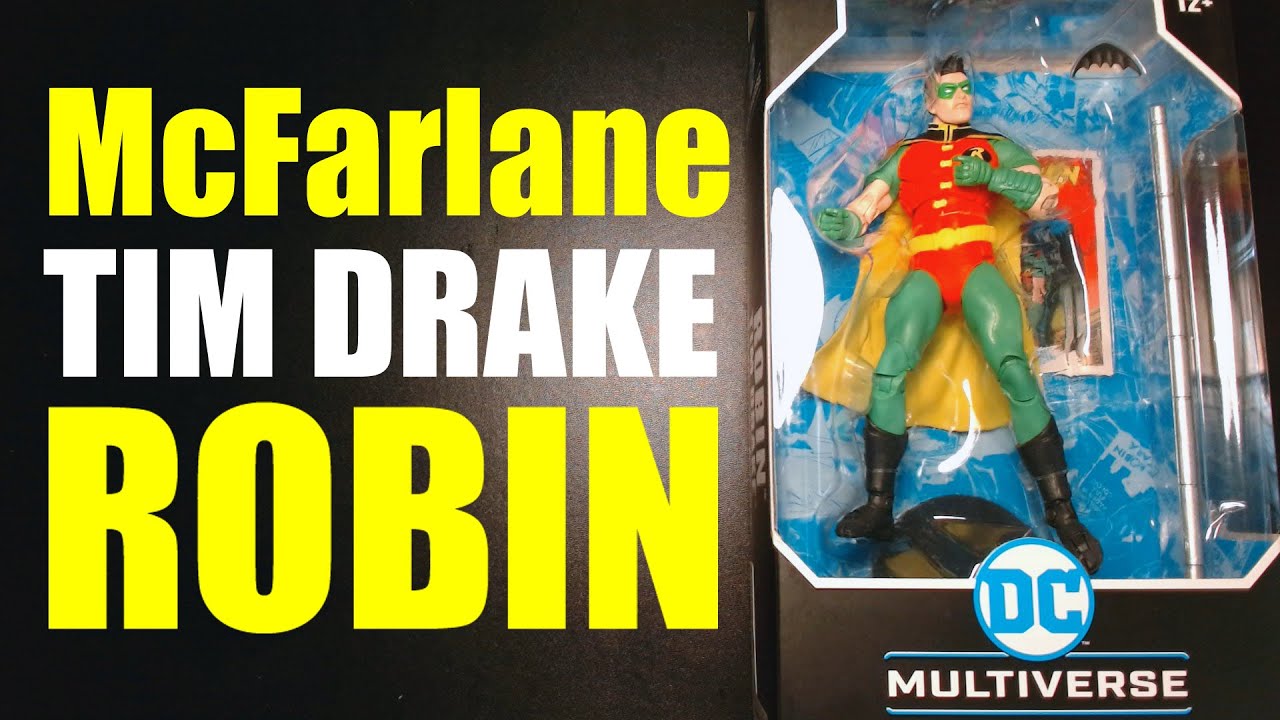 McFarlane Tim Drake Robin Reborn DC Multiverse Comics Action Figure Unboxing and Review