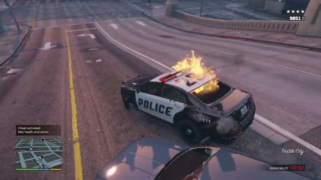 Grand Theft Auto V out in the city again!