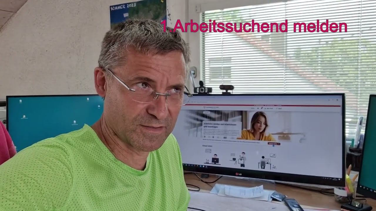 Online Arbeitslos und Arbeitssuchend melden. BundID mit Smartphone und Online-Ausweis erstellen