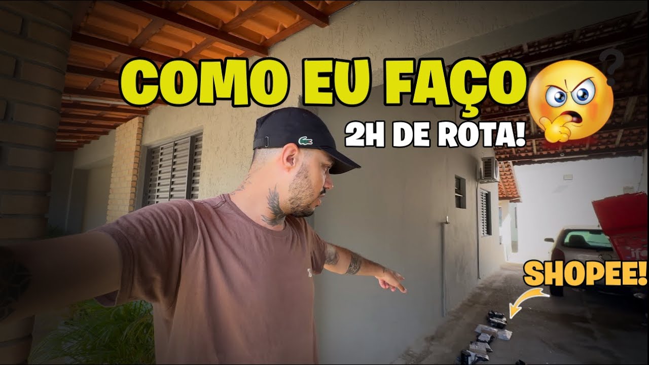 Meu dia de Trabalho na Shopee. Moto nova, perdi a Titan160