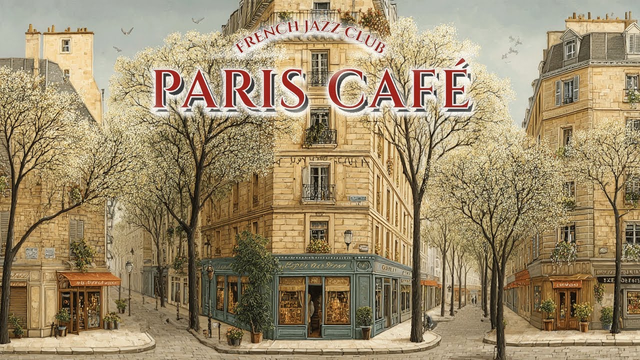 𝐏𝐀𝐑𝐈𝐒 𝐂𝐀𝐅𝐄́ 🗼 French Instrumental Music — Coffee Playlist  Guitar & Accordion