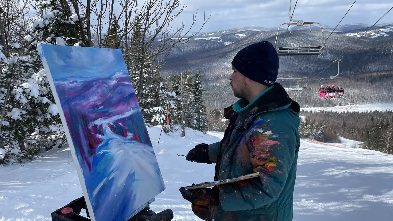 Samuel Gagnon, un artiste peintre au sommet