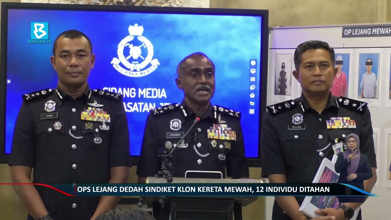 Ops Lejang dedah sindiket klon kereta mewah, 12 individu ditahan