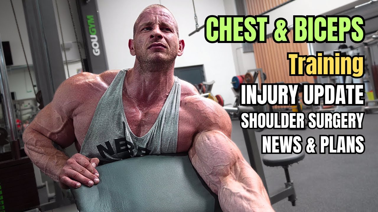 CHEST & BICEPS Training with INJURY, SURGERY UPDATE & FUTURE PLANS