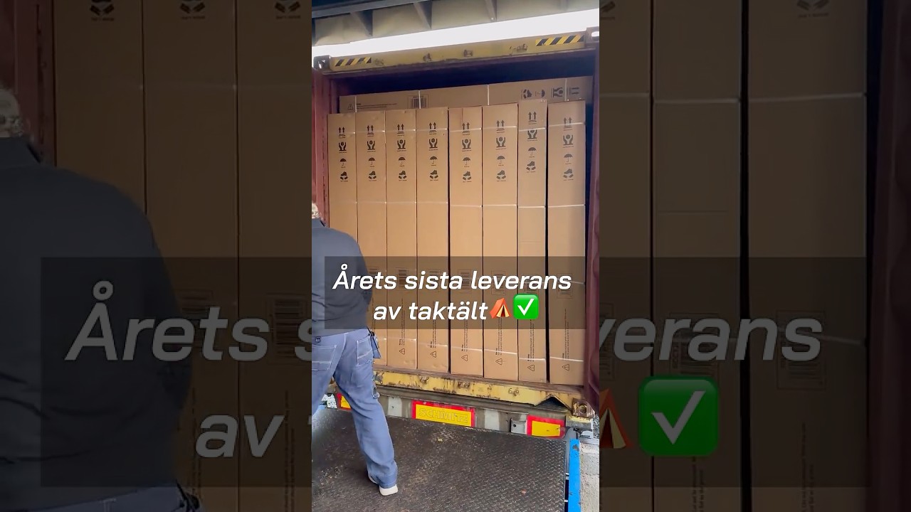 &Aring;rets sista leverans av takt&auml;lt⛺️🍁 #takt&auml;lt #rooftoptent #camping  #friluftsliv