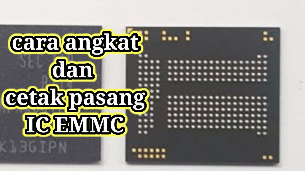 cara melepas aisi emmc bagi pemula 