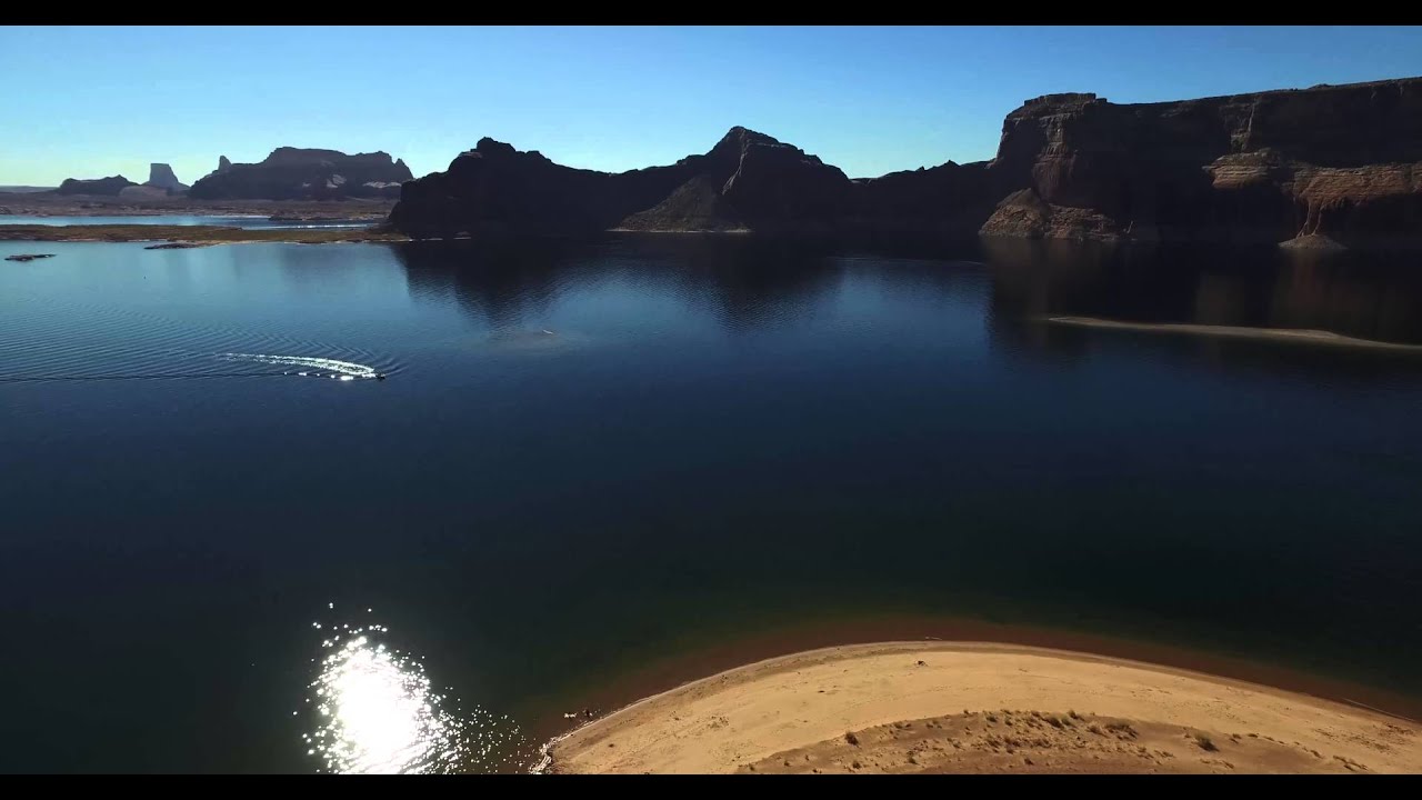 Lake Powell AZ - Drone view