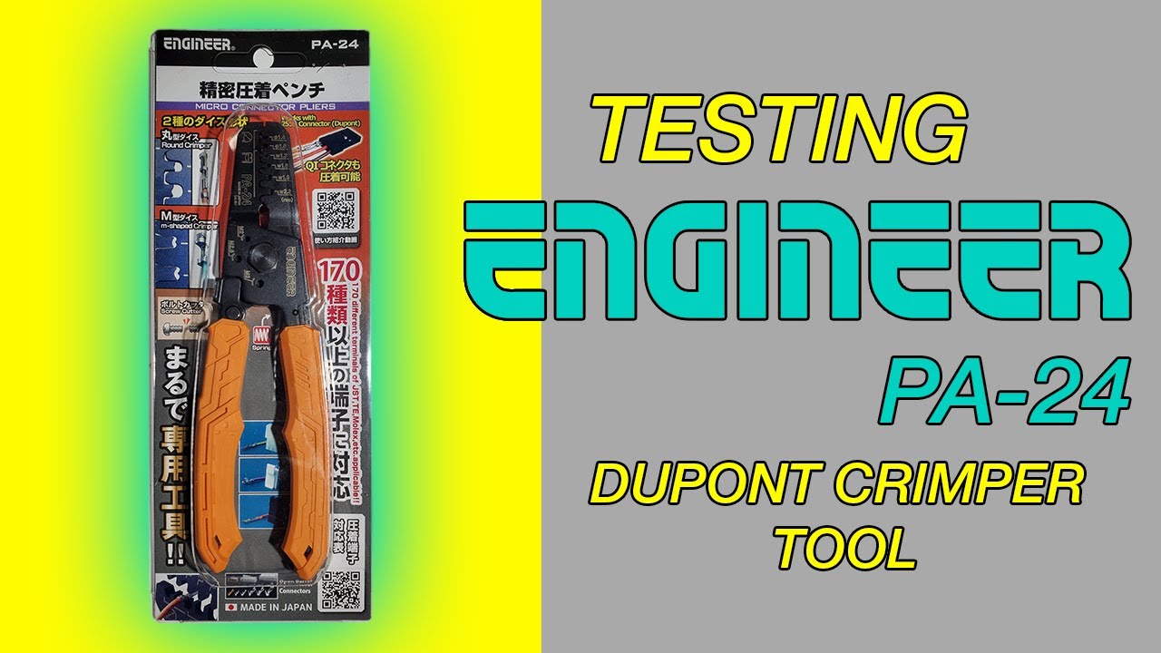 Engineer PA-24 Dupont Crimper Tool Testing / Review