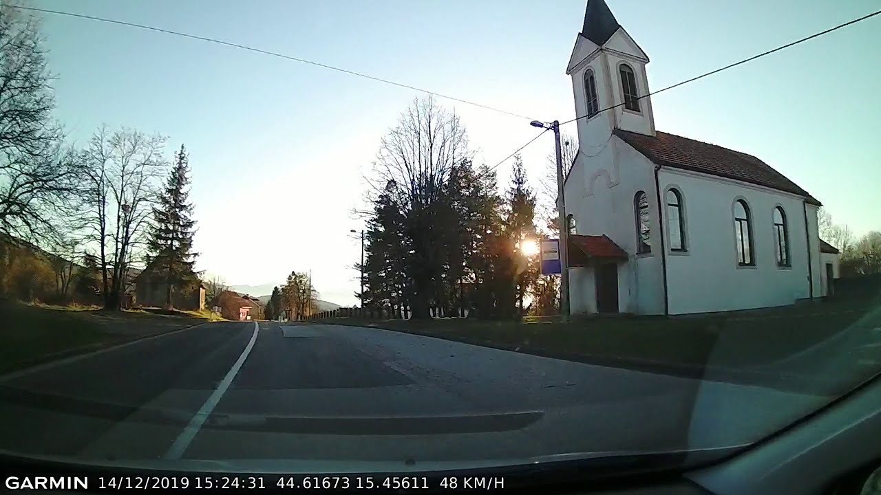 DRIVE #888: Korenica-Gospić (Croatia) (timelapse 4x) *Read Description*