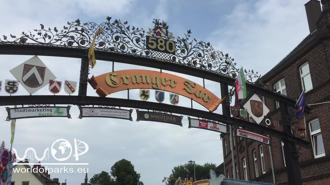 Cranger Kirmes 2015 - Bilder Impressionen OnRides Luftbilder - Hangover Tower - Olympia Looping