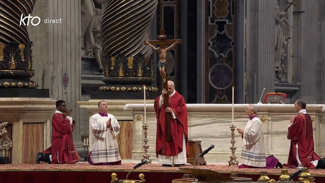 Office de la Passion du Seigneur pr&eacute;sid&eacute; par le pape L&eacute;on XIV || Semaine sainte 2026