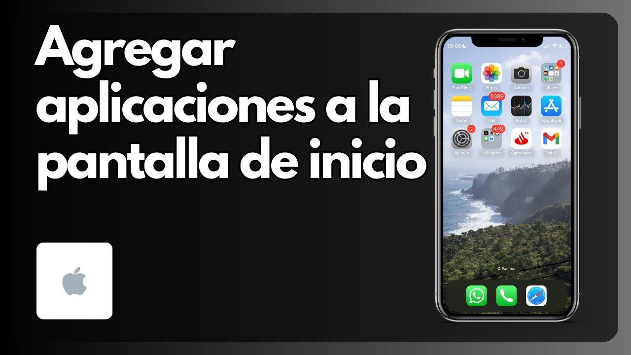 C&oacute;mo agregar aplicaciones a la pantalla de inicio en iPhone - Tutorial