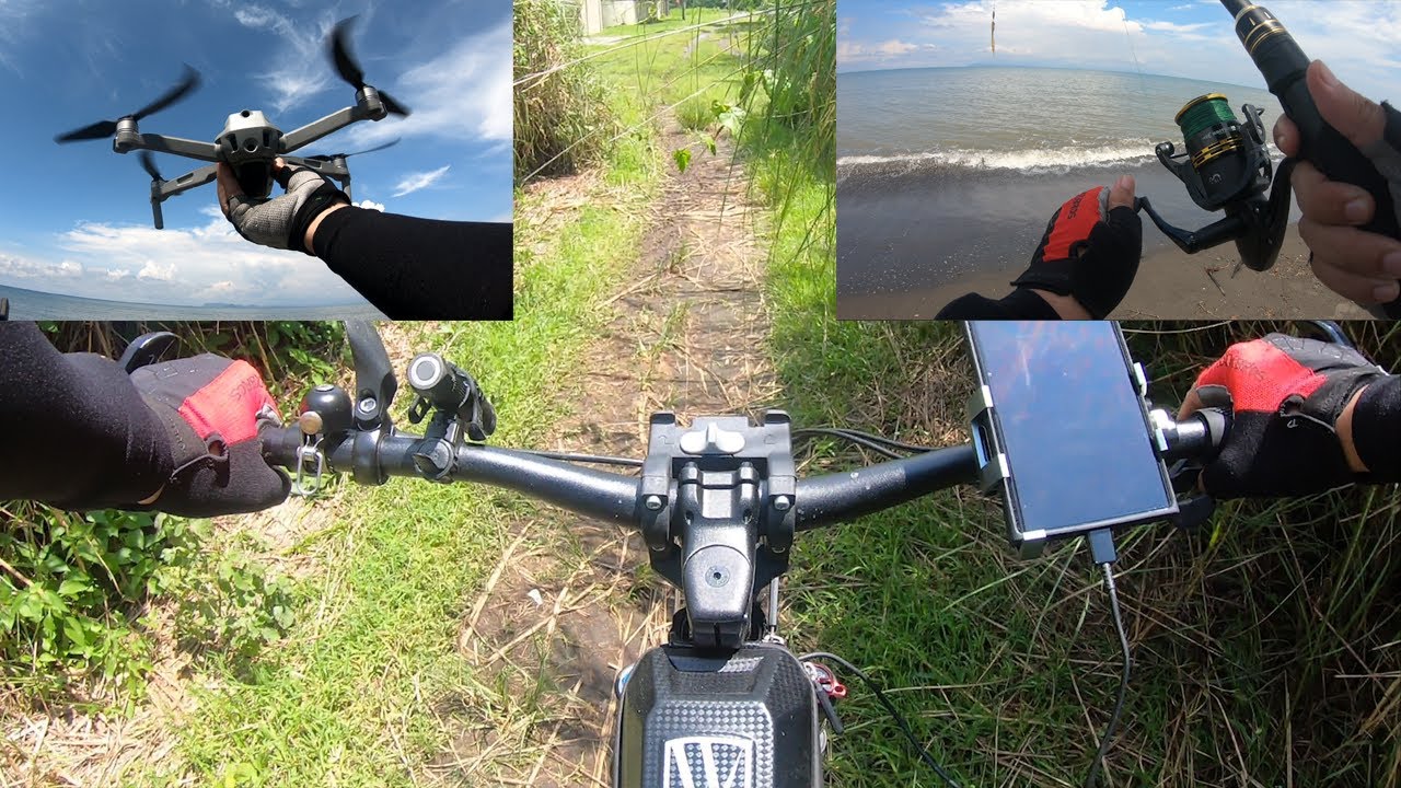 Solo Ride to Black Sand Beach, Ternate Cavite + Fishing and Drone Flying