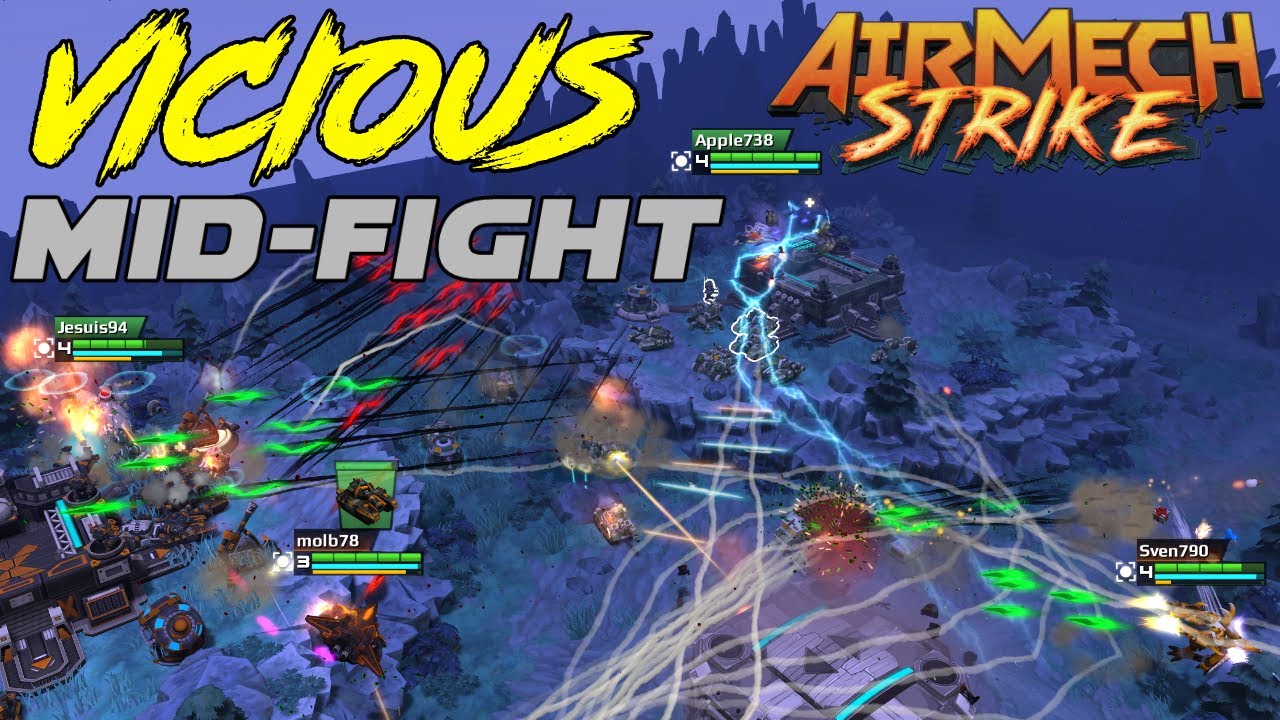 AirMech: VICIOUS Mid Fight - Sven790 molb78 v Jesuis94 Apple738 - Storm