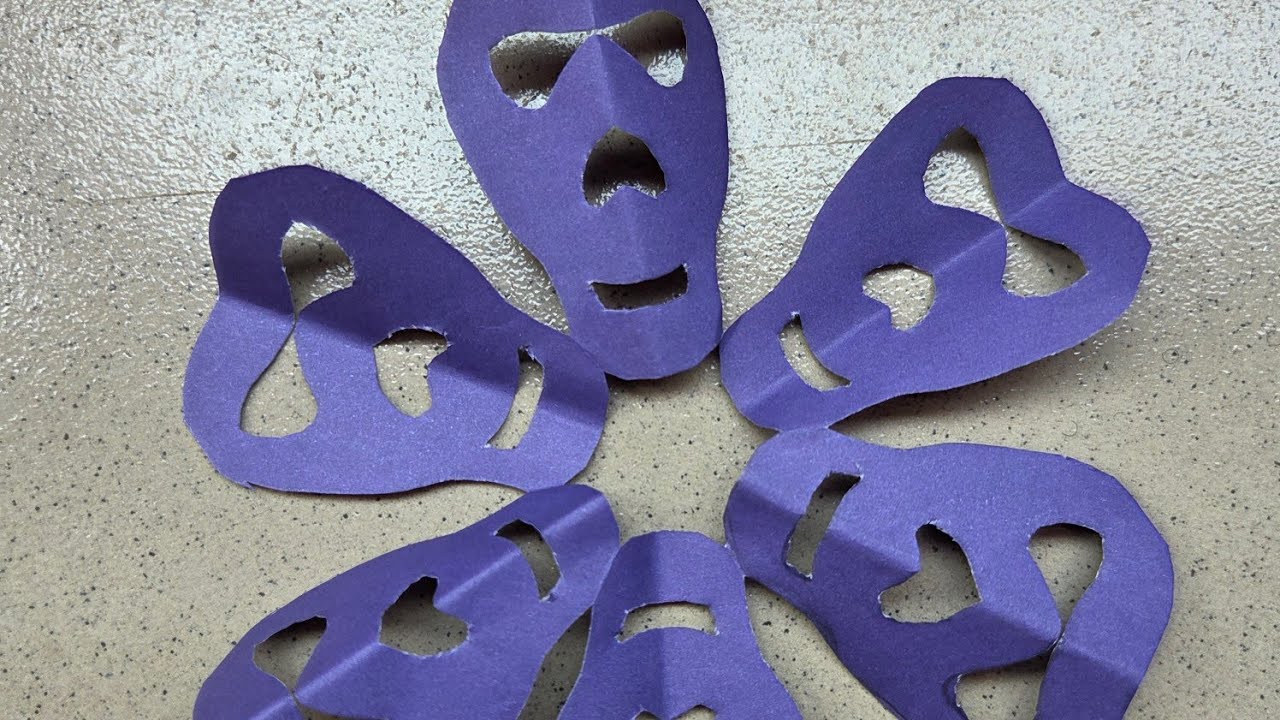 How to make a Skull Skeleton Snowflakes with Paper 