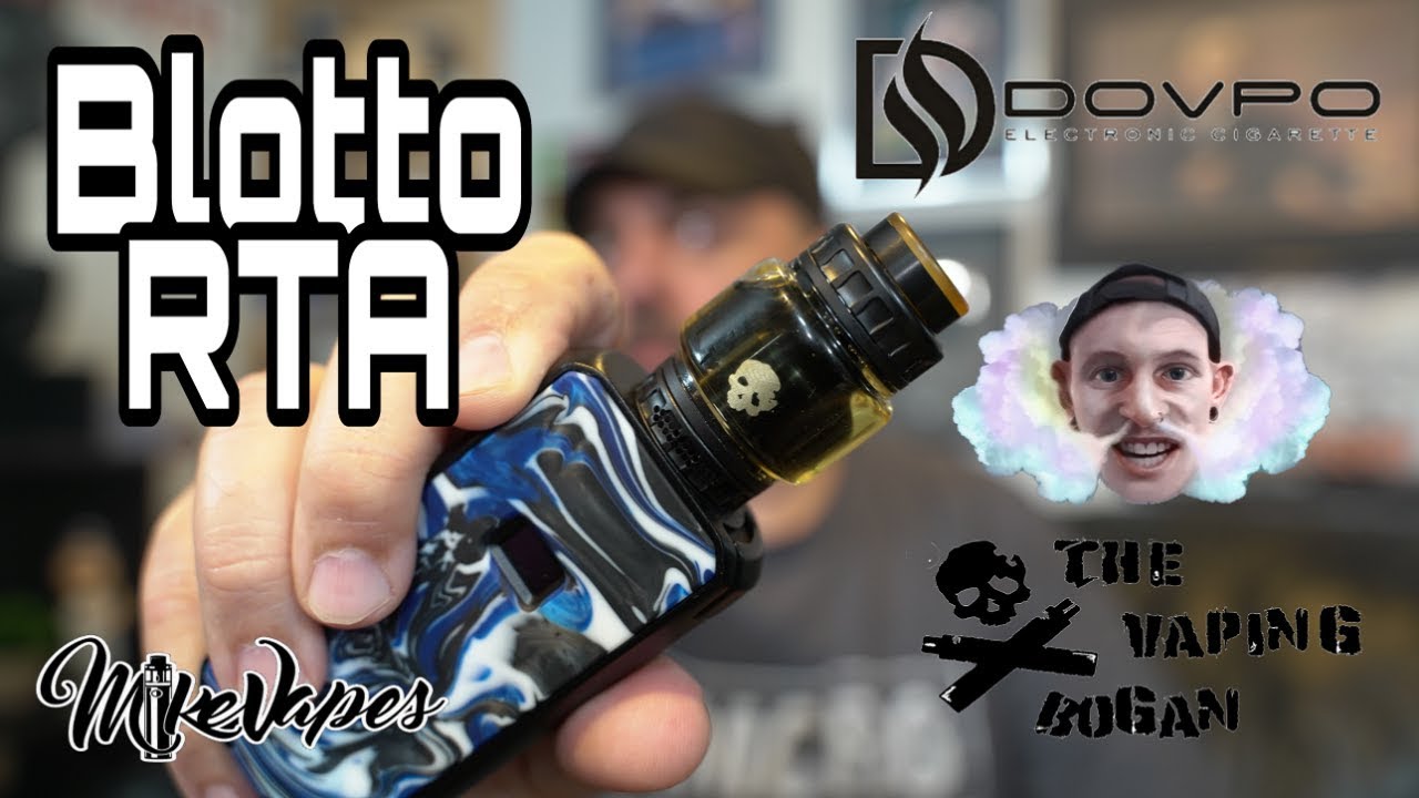 Dovpo BLOTTO RTA By The Vaping Bogan - Coil & Wick Tutorial