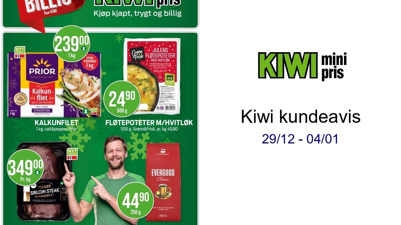 Kiwi kundeavis 29/12 - 04/01