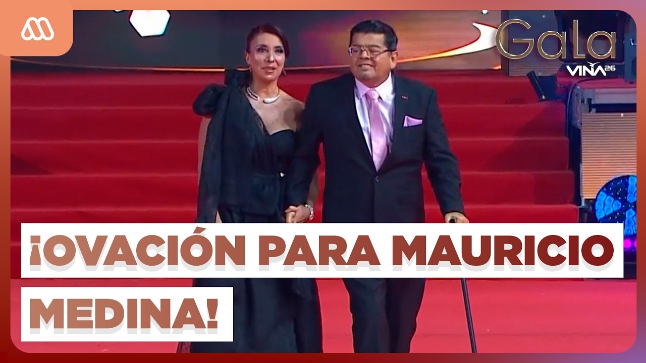 ¡De los más QUERIDOS! Mauricio Medina 'El Indio' recibió una ovación en la Gala de Viña 2026