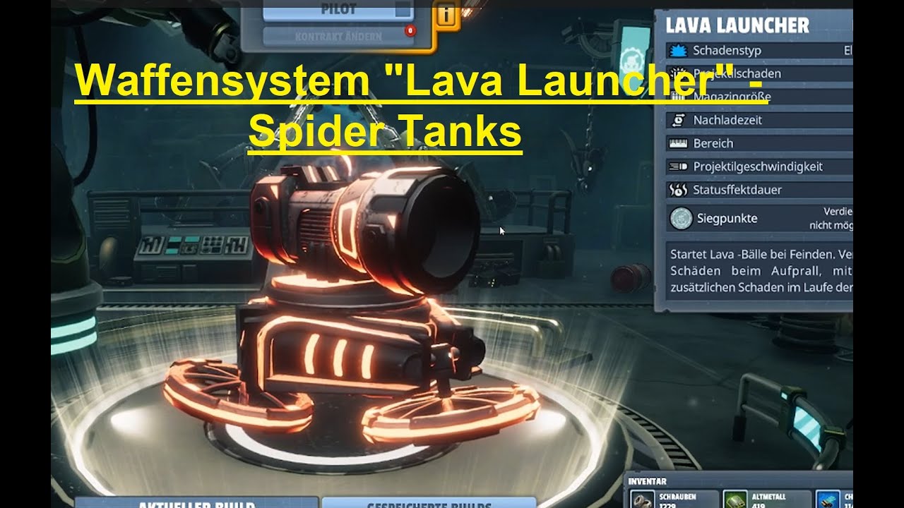 Spider Tanks - Waffensystem 