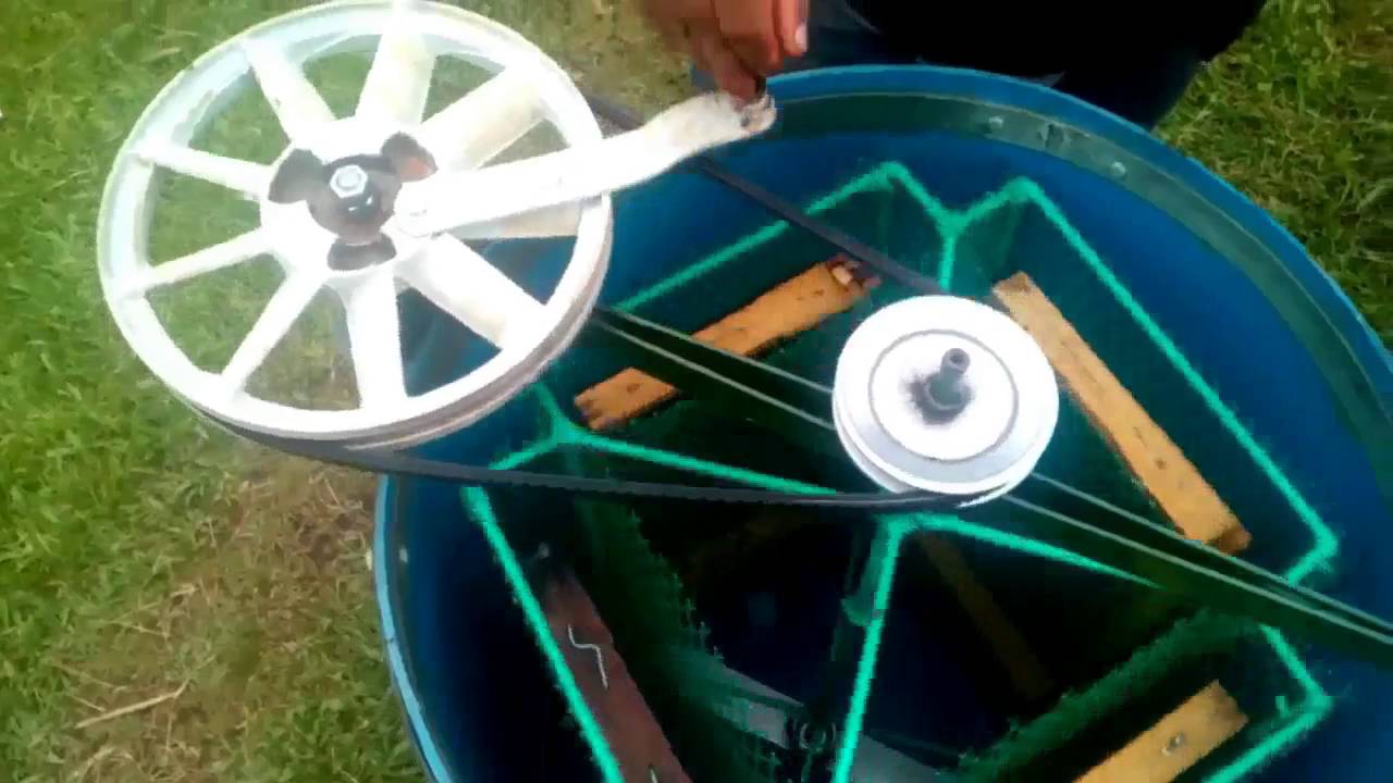 extraccion de miel con la centrifuga para desmelar miel de abejas pura  https://www.lombricultor.org