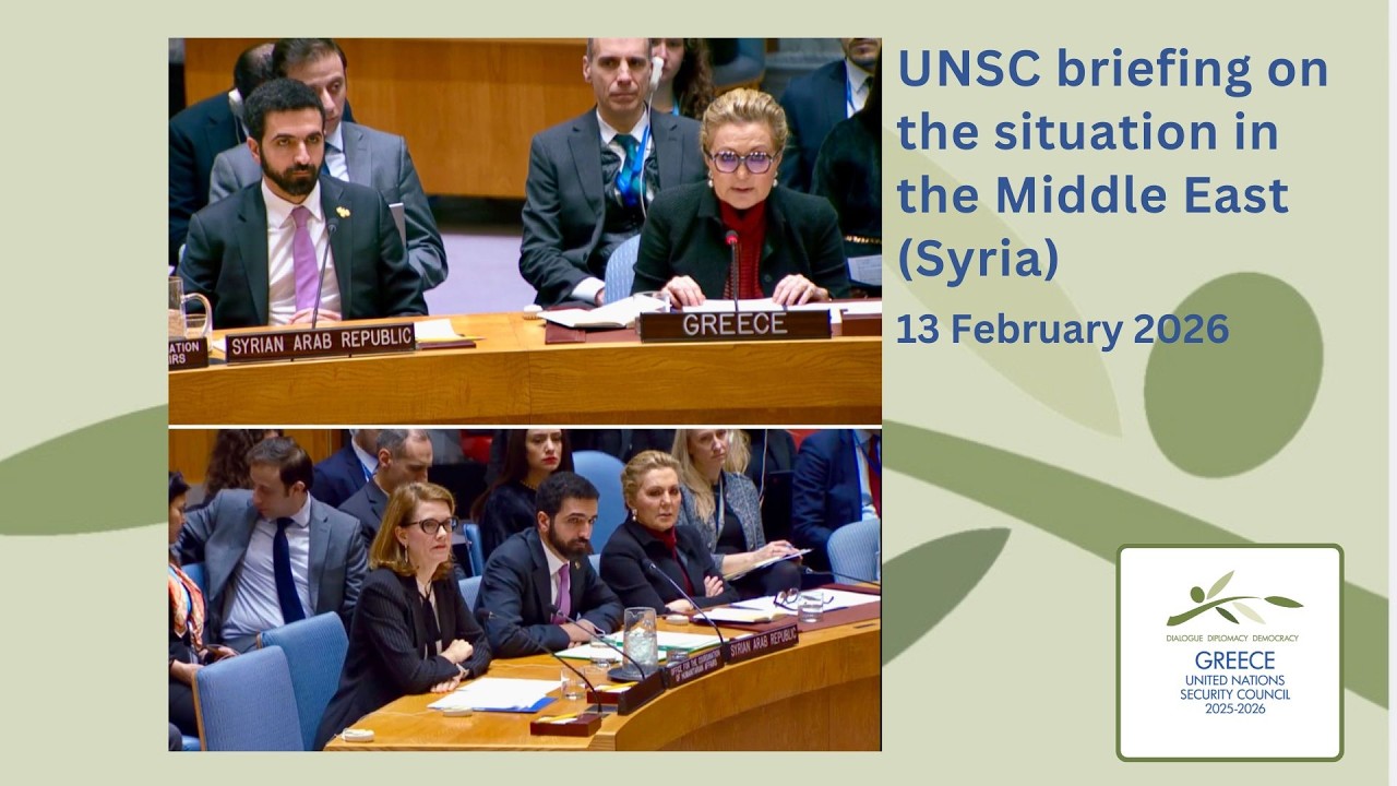 Statement of Greece at UNSC 10106th meeting on the situation in the Middle East (Syria)