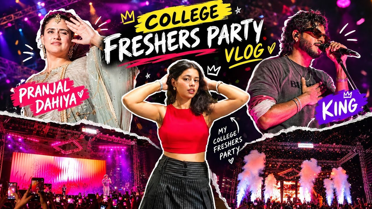 The CRAZIEST Freshers Party at Chandigarh University 🪩 | @King | @PranjalDahiyavlogs | @SheetSays