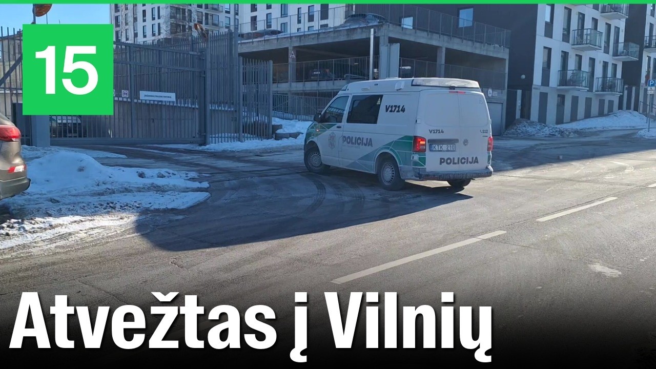 Vilhelmas Germanas atvežtas į are&scaron;tinę Vilniuje