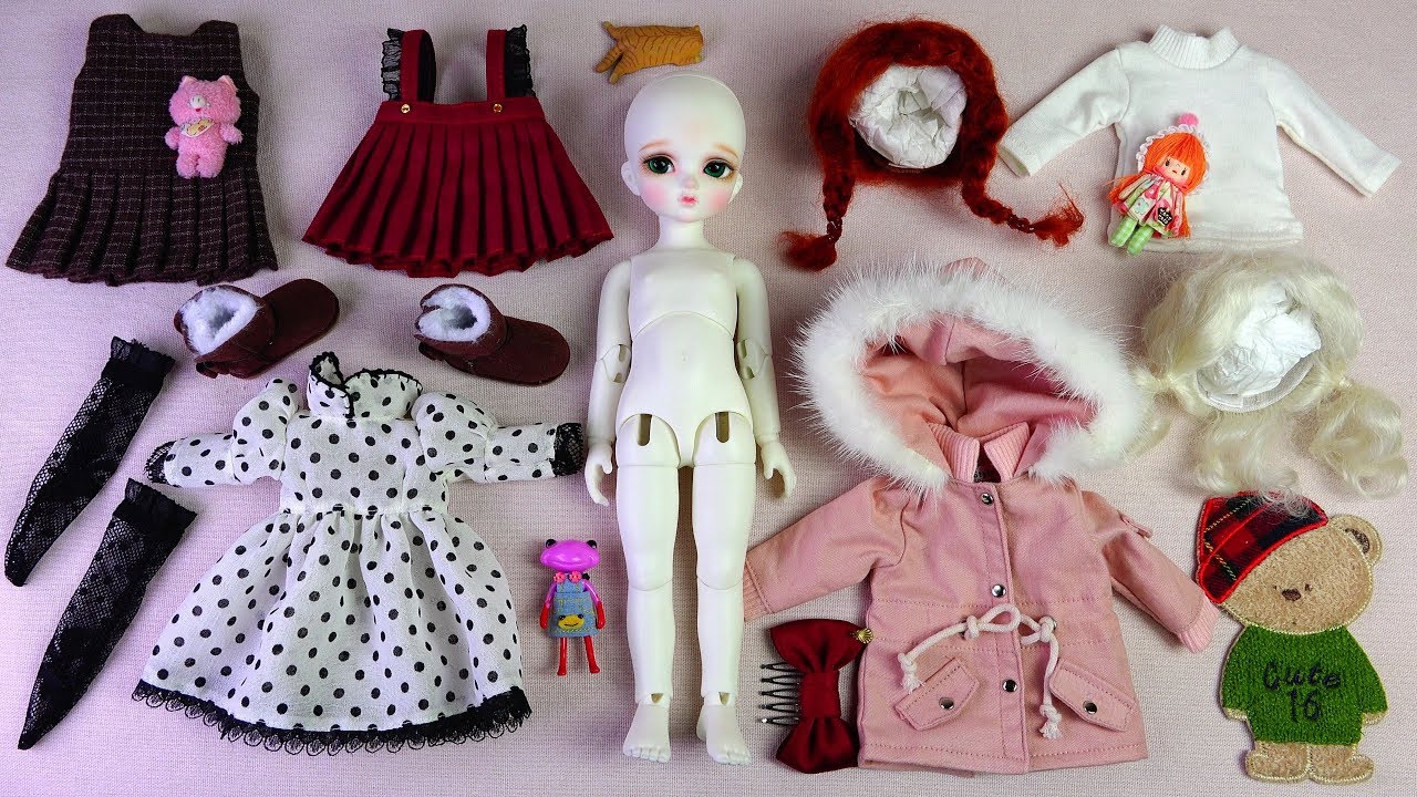 구체관절인형 미기돌 엠마[러브26]개봉후기 포춘완다Ball Jointed Doll Migi Doll Emma Box opening/dress up doll BJD asmr 4K