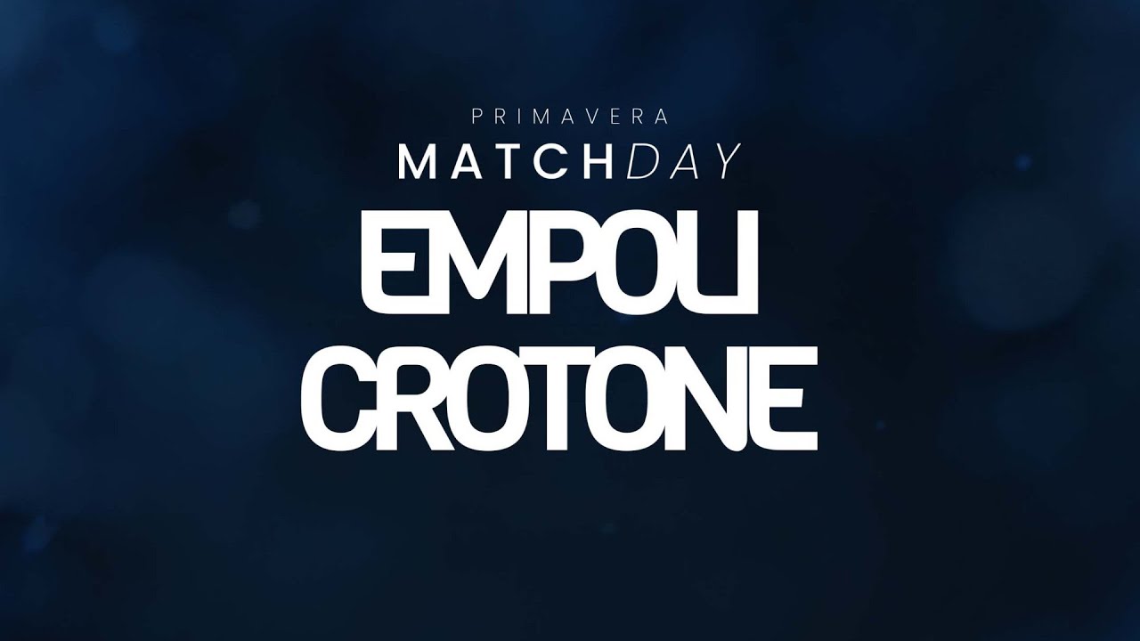 Empoli-Crotone, 17ª giornata Campionato Primavera 2
