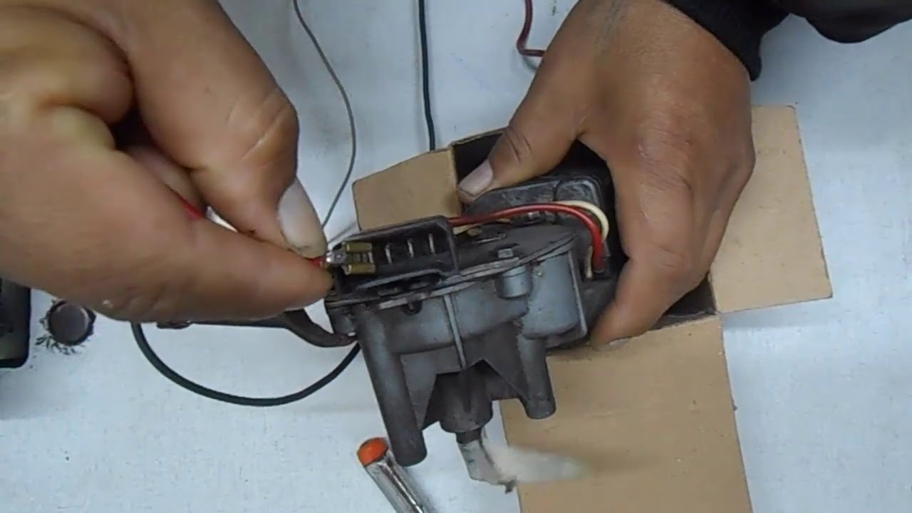 Mortor limpiaparabrisas con 5 cables