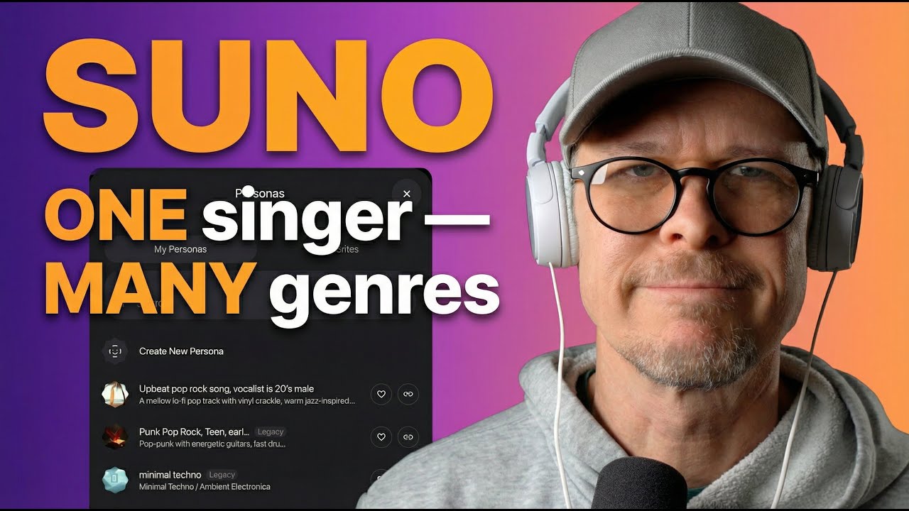 How to Make a Consistent AI Singer in Suno (Albums Are Now Possible)