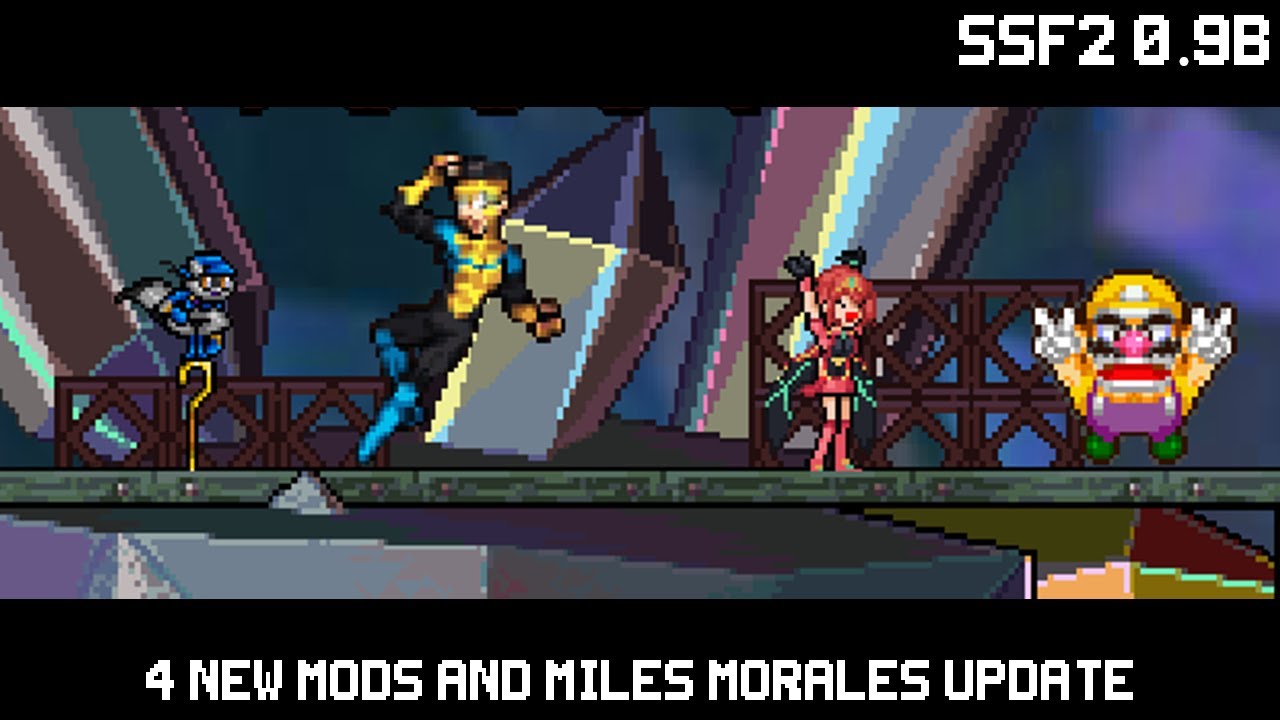 | SSF2 Mods: Sly Cooper, Wario Resprite, Pyra, Invincible and Miles Morales Update | Matix 64