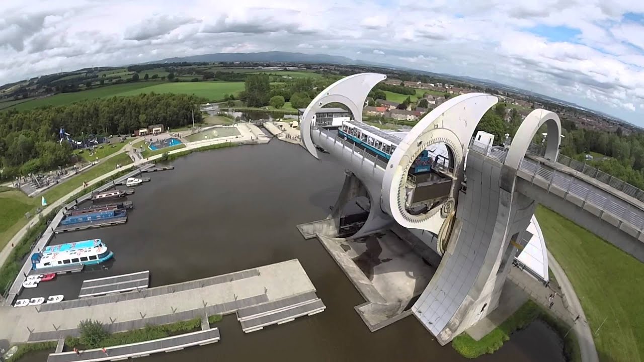 Falkirk Wheel and The Kelpies | Drone and GoPro