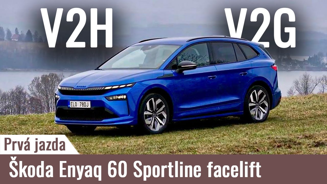 Škoda Enyaq 60 Sportline facelift 2025: Enyaq ako záložný zdroj elektrickej energie?