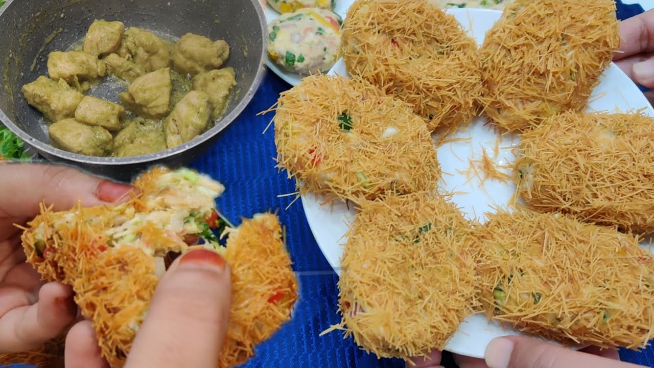 Chicken ke Russian Kabab ya Cutlet | Shadiyon wale kabab