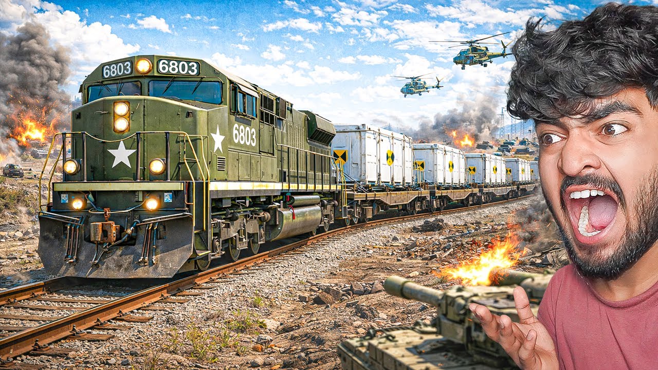 DRIVING THE HEAVIEST ARMY TRAIN! | DERAIL VALLEY GAMEPLAY #22