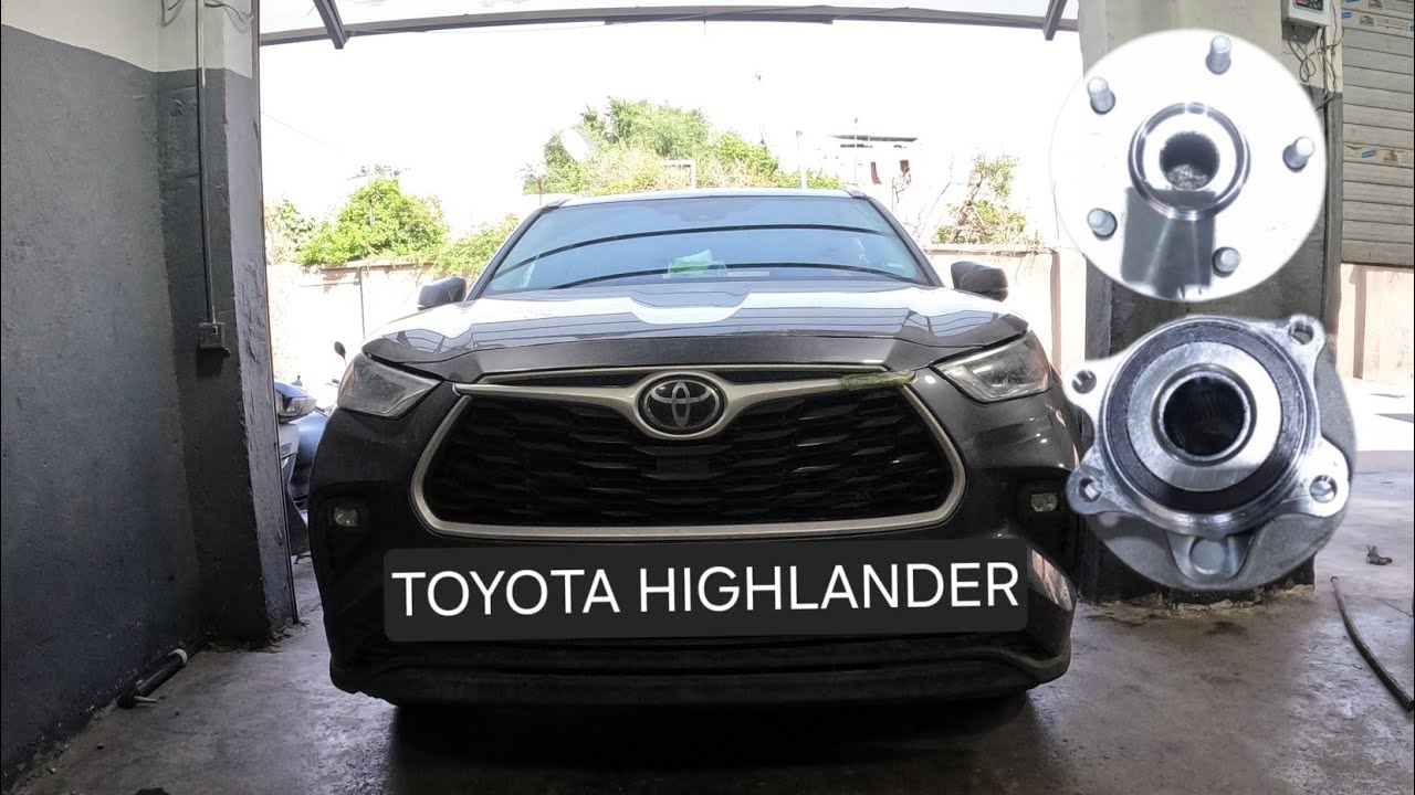 front wheel hub bearing replacement ... toyota highlander