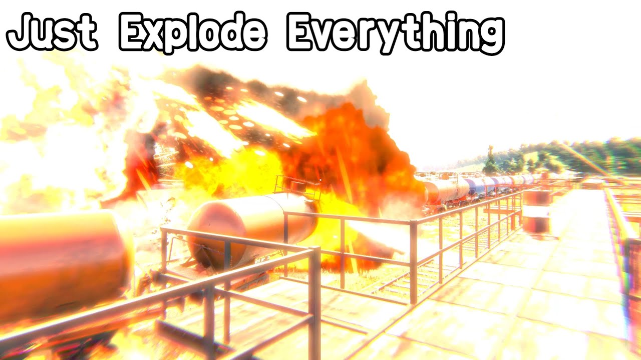 [Derail Valley]Simply just explode everything