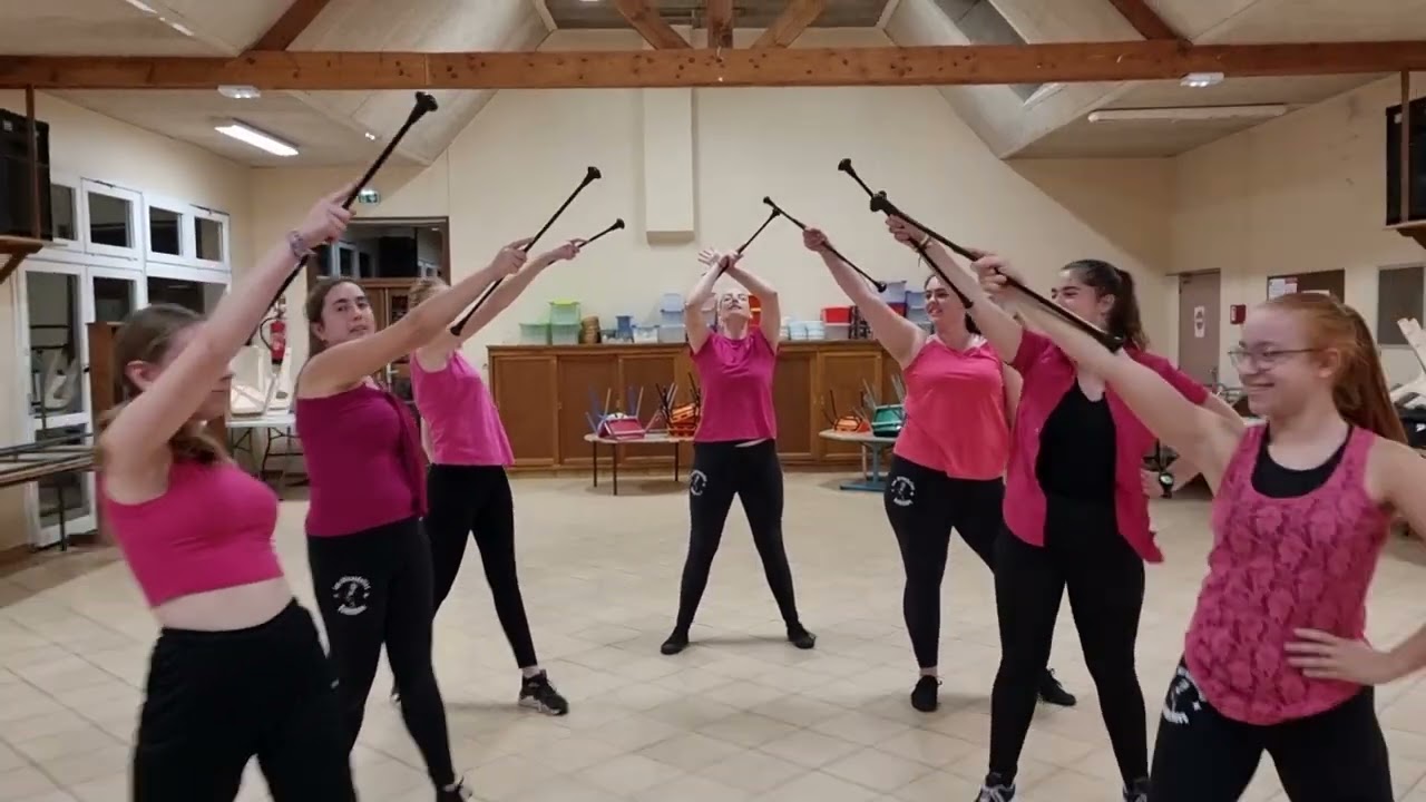 Chorégraphie majorette - OCTOBRE ROSE 2022