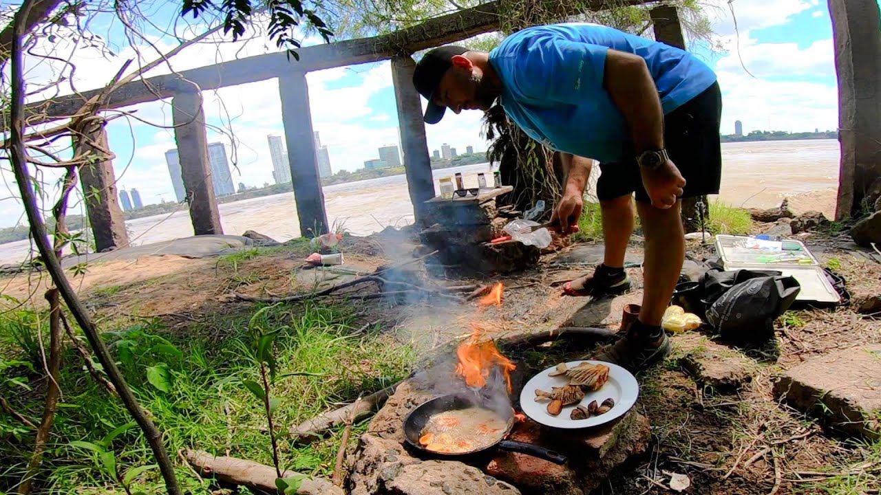Pesca y cocina en la isla, 