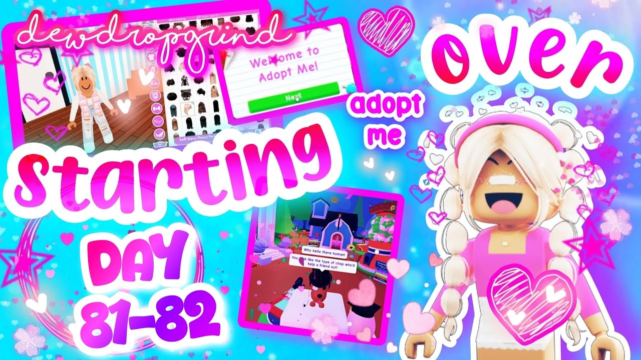🍉 Starting Over 🍉 in Adopt Me! Poor to RICH Challenge! DAY 81-82 NEW ACCOUNT! #adoptme