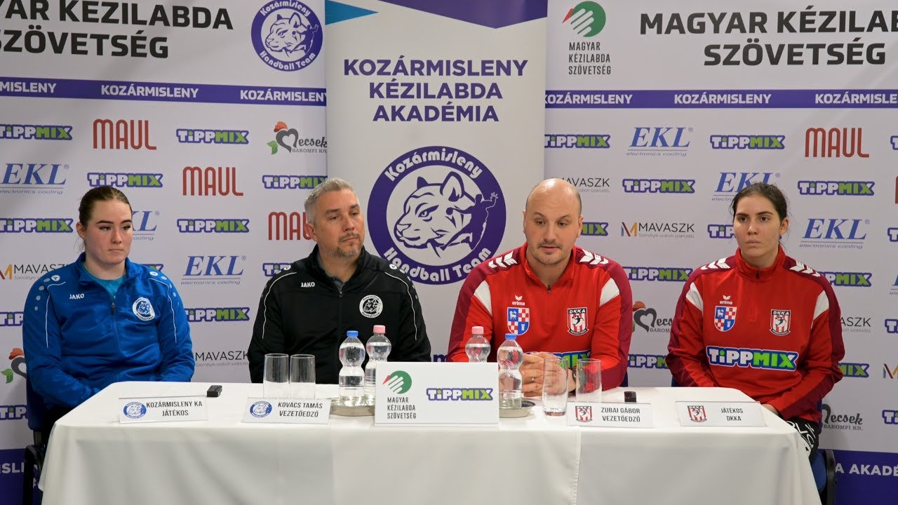 ⎟Kozármisleny KA 🆚 Dunaújvárosi KKA⎟Sajtótájékoztató