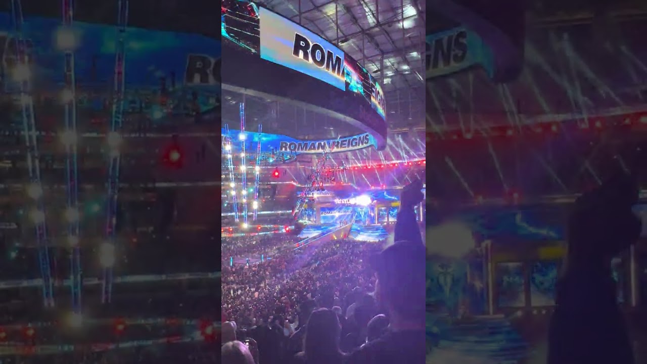 WWE Roman Reigns entrance WrestleMania 39