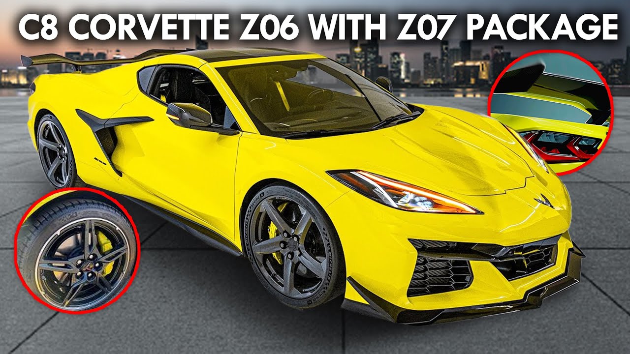 Why the C8 Corvette Z06 with the Z07 performance package is SUCH A GREAT BUY