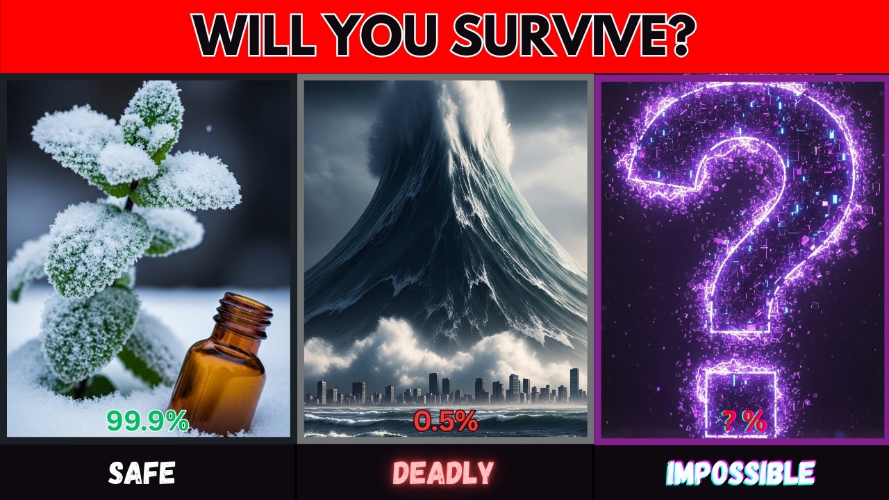 CAN YOU SURVIVE ☠️  Probability of Survival Comparison