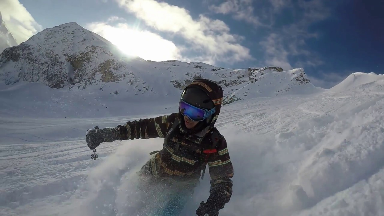 Freeride skiing in Lech Zürs, Vorarlberg 2017 GoPro HD