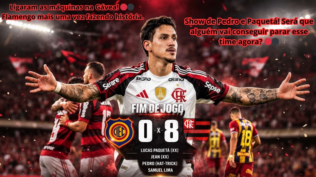 Mengão 8x0: Acordaram o monstro que vai dominar o futebol brasileiro!